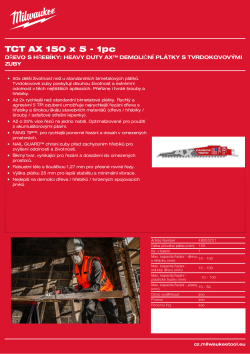 MILWAUKEE TCT AX 150 48005221 A4 PDF