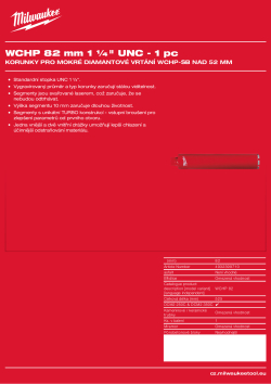 MILWAUKEE WCHP 82 4932399710 A4 PDF