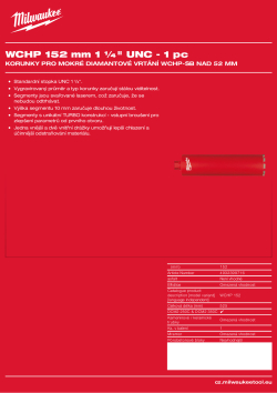 MILWAUKEE WCHP 152 4932399716 A4 PDF