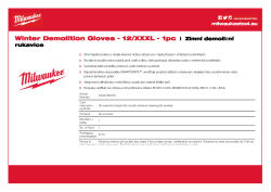 MILWAUKEE Zimní demoliční rukavice - 12/XXXL - 1 ks 4932480976 A4 PDF