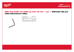 MILWAUKEE Klíč imbus 5/32″ 49960070 A4 PDF