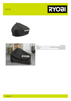 RYOBI RAC658  5132006574 A4 PDF