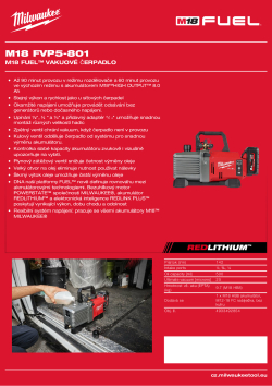 MILWAUKEE M18 FUEL™ vakuové čerpadlo 5 CFM 4933498380 A4 PDF