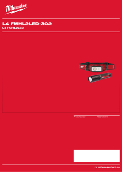 MILWAUKEE L4 FMHL2LED 4933499300 A4 PDF