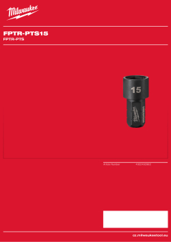 MILWAUKEE Hlavice pro průchozí ráčnu INSIDER™ 15 mm 4932492862 A4 PDF
