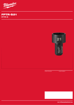 MILWAUKEE Hlavice pro průchozí ráčnu INSIDER™ 21 mm 4932492867 A4 PDF