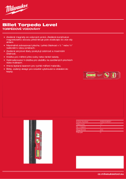 MILWAUKEE Vodováha Torpedo 4932459097 A4 PDF