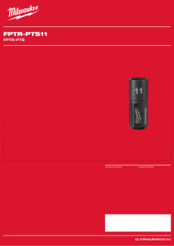 MILWAUKEE Hlavice pro průchozí ráčnu INSIDER™ 11 mm 4932492858 A4 PDF