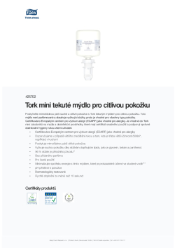 Produktový list