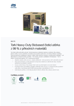 Produktový list