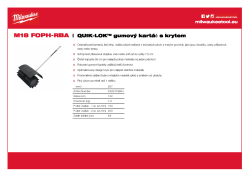 MILWAUKEE QUIK-LOK™ gumový kartáč s krytem 4932479984 A4 PDF
