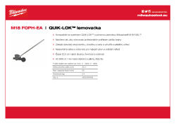 MILWAUKEE QUIK-LOK™ lemovačka 4932464958 A4 PDF