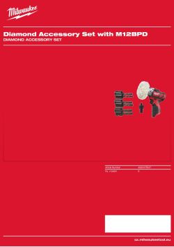 MILWAUKEE Diamond Accessory Set 4932478547 A4 PDF