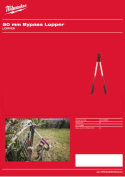 MILWAUKEE Lopper 4932498625 A4 PDF