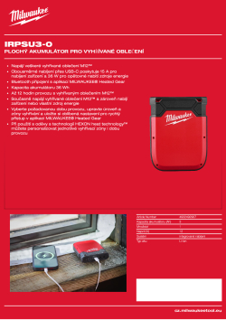 MILWAUKEE IRPSU3 4932492907 A4 PDF