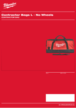 MILWAUKEE Contractor Bag 4931411254 A4 PDF