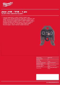 MILWAUKEE Press Jaws 4932471087 A4 PDF