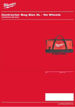 MILWAUKEE Contractor Bag 4931411742 A4 PDF