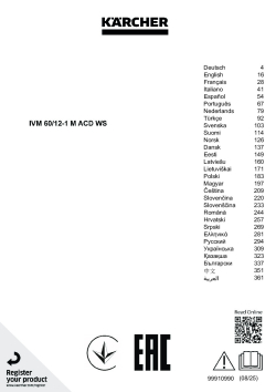 Návod k obsluze vč. bezpečnostních informací