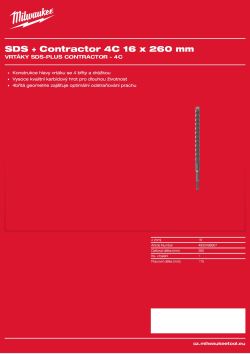 MILWAUKEE SDS-Plus Contractor - 4C 4932498907 A4 PDF