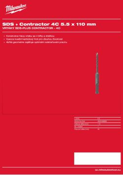 MILWAUKEE SDS-Plus Contractor - 4C 4932498865 A4 PDF