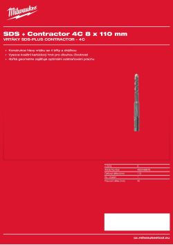 MILWAUKEE SDS-Plus Contractor - 4C 4932498878 A4 PDF