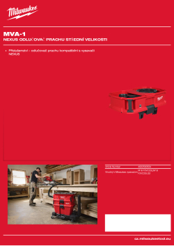 MILWAUKEE MVA-1 4932500534 A4 PDF