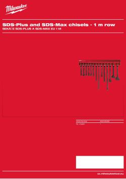 MILWAUKEE EU 1 m SDS-Plus & SDS-Max chisels 4932430498 A4 PDF