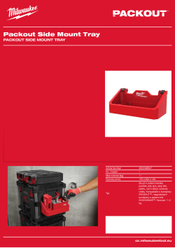 MILWAUKEE Boční nástavec PACKOUT™ 4932498647 A4 PDF