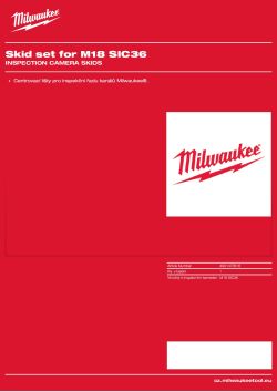 MILWAUKEE Centrovací lišta pro M18™SIC36 4931473616 A4 PDF