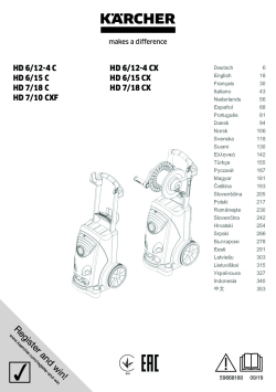 Návod k obsluze vč. bezpečnostních informací