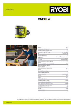 RYOBI R18ROSN  5133006790 A4 PDF
