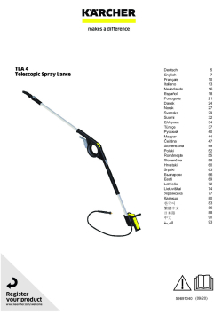 Návod k obsluze vč. bezpečnostních informací