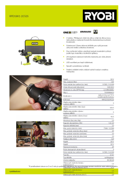 RYOBI RPD18X1  5133006613 A4 PDF