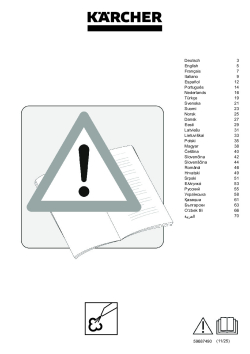 Návod k obsluze vč. bezpečnostních informací