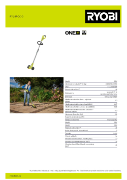 RYOBI RY18PCC  5133006784 A4 PDF
