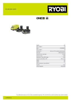 RYOBI RC18120A  5133006916 A4 PDF