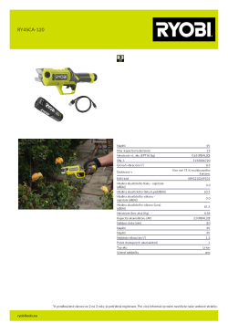 RYOBI RY4SCA  5133006720 A4 PDF