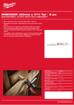 MILWAUKEE Multi Material: Wrecker 48475701 A4 PDF