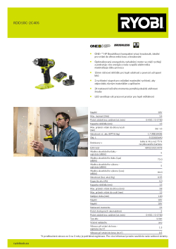 RYOBI RDD18C  5133005690 A4 PDF