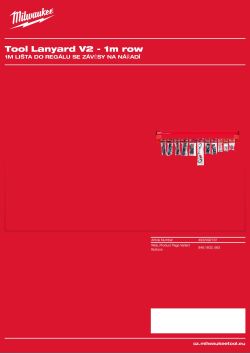 MILWAUKEE Tool Lanyards - 1m Row 4932492122 A4 PDF