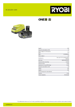RYOBI RC18120A  5133006911 A4 PDF