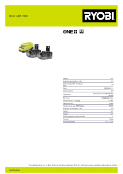 RYOBI RC18120A  5133006915 A4 PDF