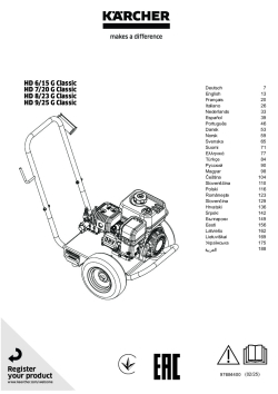Návod k obsluze vč. bezpečnostních informací