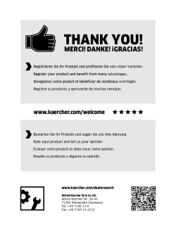 Návod k obsluze vč. bezpečnostních informací