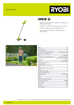 RYOBI RY18LT23A  5133006725 A4 PDF