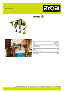 RYOBI R18CK4G  5133006717 A4 PDF