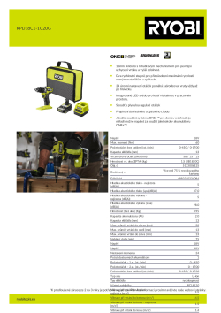 RYOBI RPD18C1  5133006525 A4 PDF