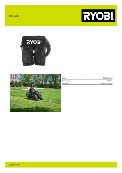 RYOBI RAC478  5132006338 A4 PDF