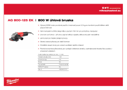 MILWAUKEE 800 W úhlová bruska s bezklíčovým nastavením krytu 4933451213 A4 PDF